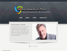 Tablet Screenshot of inthehandsofgod.org